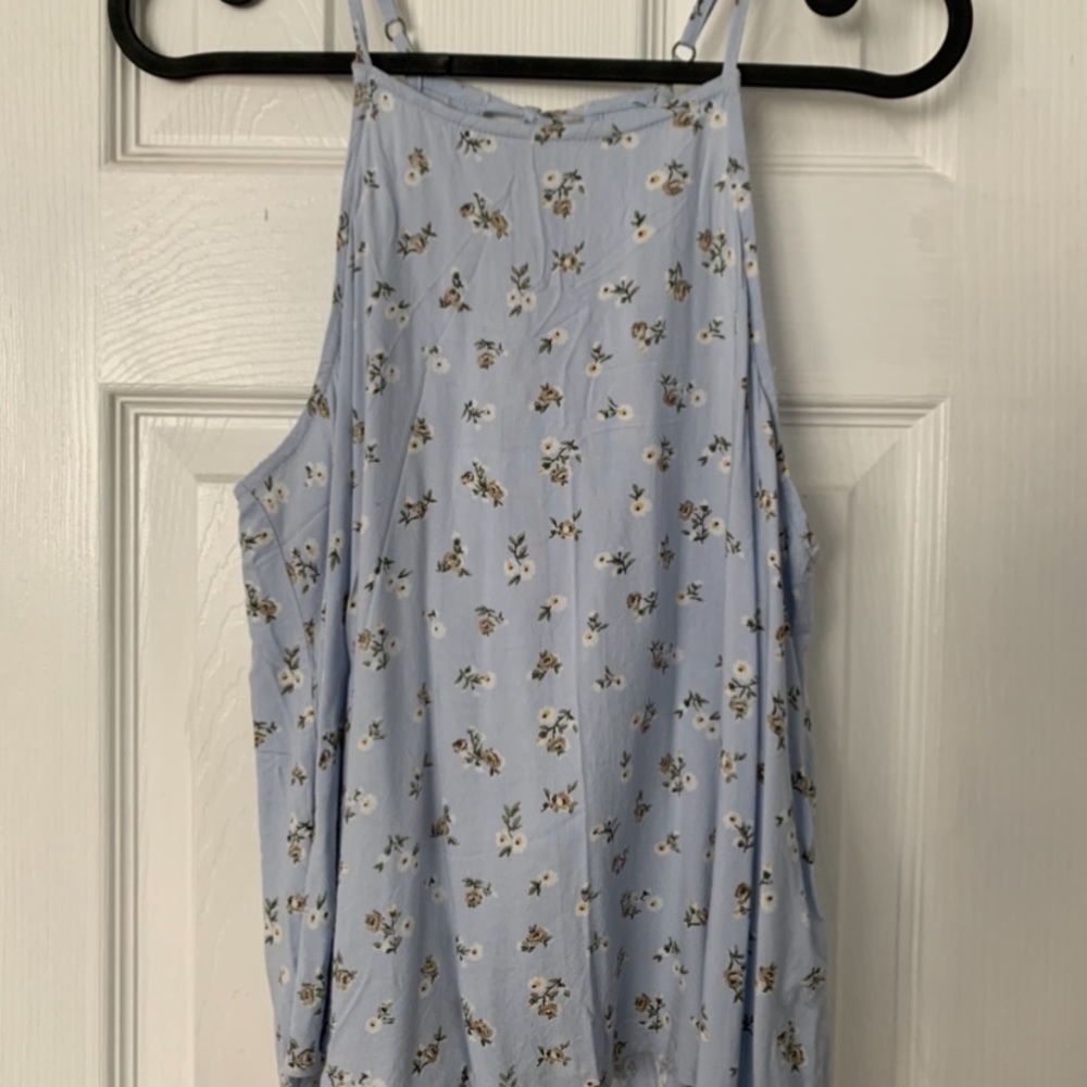 women’s floral halter tank top